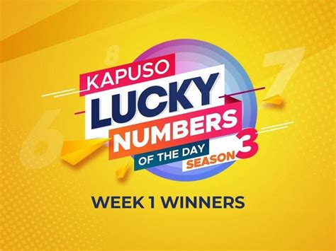 Kapuso Lucky Numbers of the Day (April 1, 2024) .